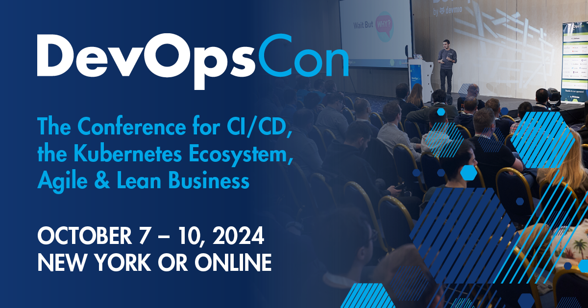 DevOpsCon New York October 710, 2024